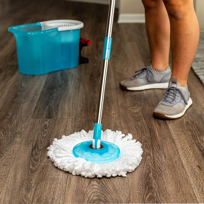 Hurricane Spin Mop Replacement Head, Absorbent Microfiber, Holds 10X Weight