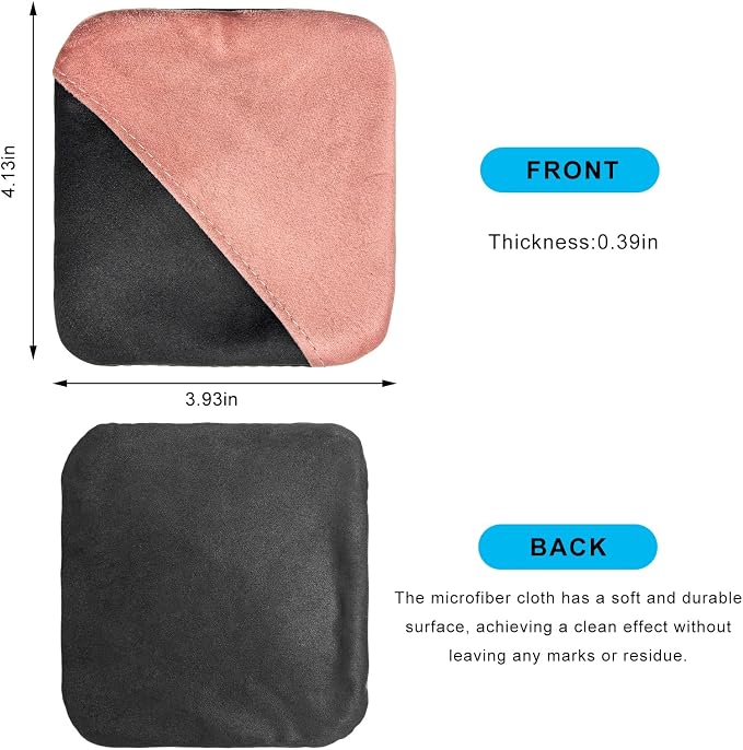 Ohleats Car Screen Cleaner, Microfiber Cleaning Pad | Lint-Free & Scratch-Safe, Glove-Style Wear, Wet/Dry Dual-Use, Foldable Portable, For Car/Phone/Tablet/Laptop/TV