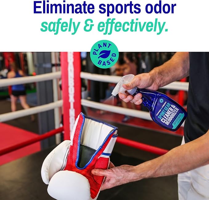 Vapor Fresh Sports Gear Cleaner and Deodorizer Spray, 16oz (3 Pack) | Sports odor eliminator, Boxing gloves, Sports pads, Helmets, Gym bags, Gym equipment
