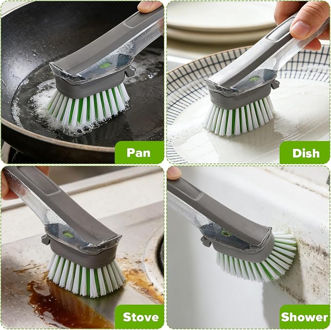 8 Pack Dishwand Brush Refills Compatible with Scotch-Brite Dishwand | Dish Brush Refill Head, Dishwand Refills, Dish Brush Replacement Head