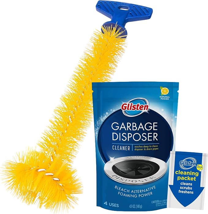 Garbage Disposal Brush and Disposer Care Kit