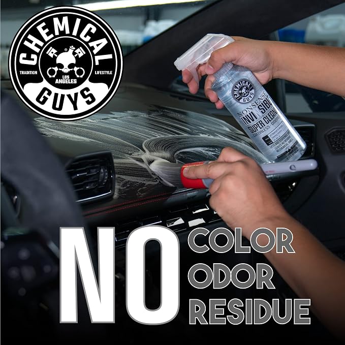 Chemical Guys, Nonsense Colorless & Odorless All-Surface Cleaner, 32 oz | Colorless, odorless, residue-free cleaner lifts dirt from vinyl, rubber, plastic, carpet and upholstery.