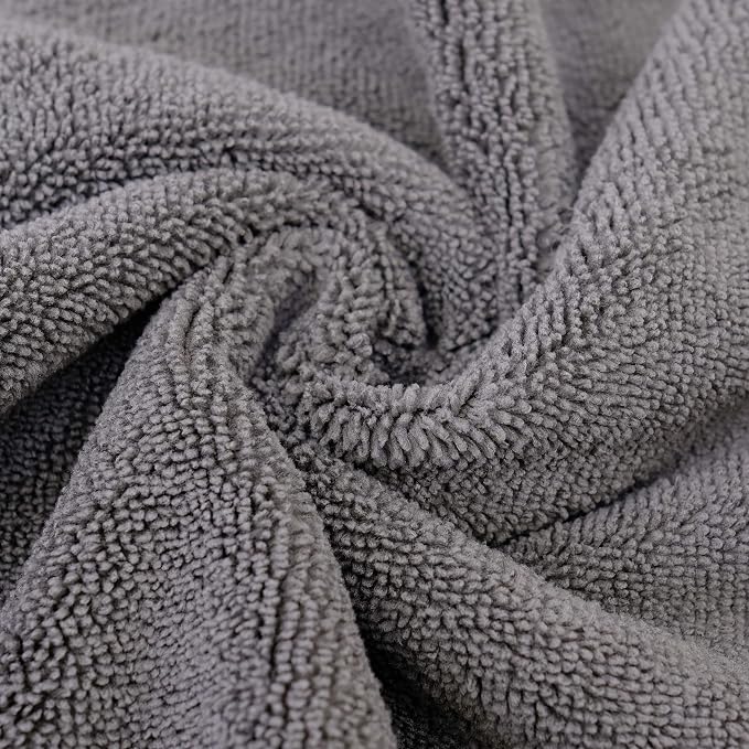 POLYTE 300 GSM Multipurpose Microfiber Cleaning Towel, 16x16 in, 36 Pack | Lint Free, Quick Dry