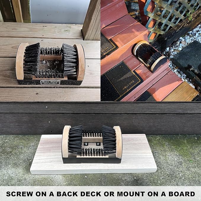 Boot Scrubber Outdoor Heavy Duty | Boot Scraper Brush, Shoe Mud Cleaner
