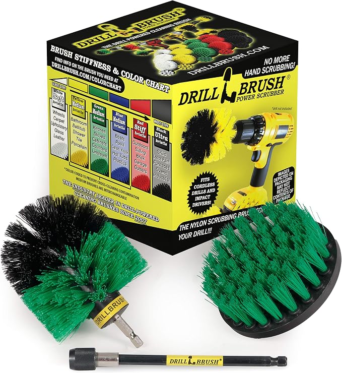 Kitchen Cleaning Supplies - Air Fryer Scrubber Brush - Refrigerator Cleaner | Pots and Pans Cleaning Kit - Cast Iron Skillet Scrub Brushes - Deep Cleaning Kitchen Tools - Kitchen Sink Cleaning Brush