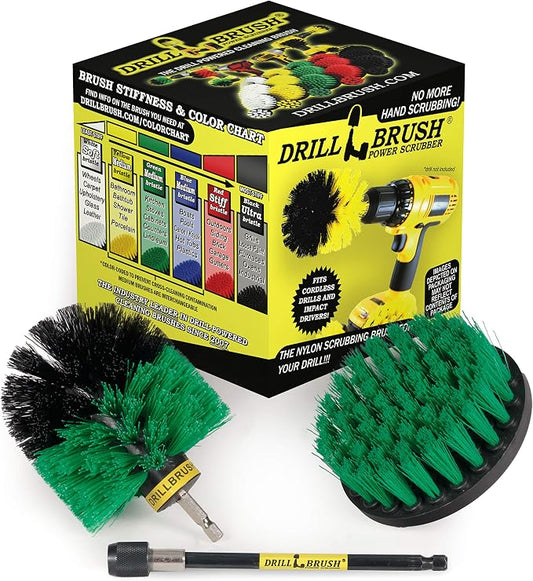 Kitchen Cleaning Supplies - Air Fryer Scrubber Brush - Refrigerator Cleaner | Pots and Pans Cleaning Kit - Cast Iron Skillet Scrub Brushes - Deep Cleaning Kitchen Tools - Kitchen Sink Cleaning Brush