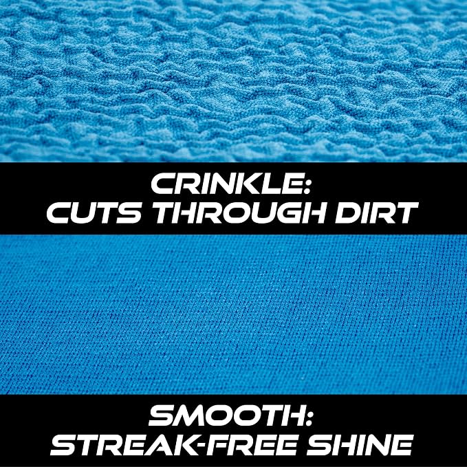 VIKING Glass Microfiber Cleaning Cloth for Car, 16 inch x 16 inch, 4 Pack | Microfiber Cleaning Towels for Car and Home, Glass Towels for Mirror and Picture Frames, Car Detailing Kit