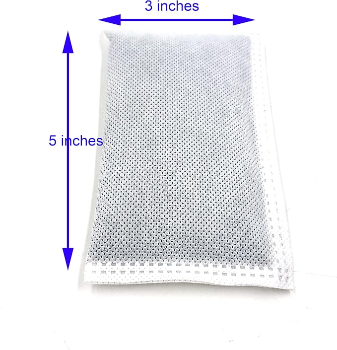 8 Pack Activated Charcoal Odor Absorbing Filter Refill Deodorizer | Compatible with iTouchless Trash Cans 8 Gallon & Larger, Powerful Odor Absorbing Charcoal Material, Long-Lasting Odor Control