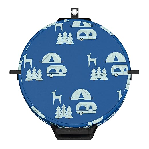 30 Gallon Collapsible Pop-Up Recycling Can for RV's, Camping, Recycling, Yard Waste, Leaf Bag, Children Toy Bin (Recycling Can)