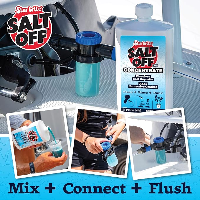 STAR BRITE Salt Off Remover & Marine Engine Flush Kit
