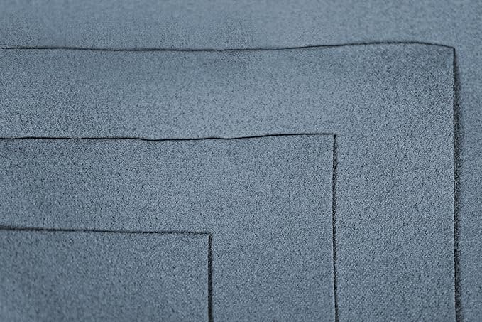 CleanAide Lint-Free & Scratch-Free Reusable Suede Microfiber Cloths, for Cleaning & Polishing Glasses, Screens, Electronics, Mirrors, & Windows, Home & Professional Use, 16 x 16 Inches, 12-Pack, Blue