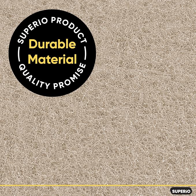 Natural Scouring Pad Non-Scratch Sisal Plant Based Scrubber Cleaning Scrub Pads, Eco-Friendly Reusable Kitchen Scrubbing Pad Pack of 27, by Superio