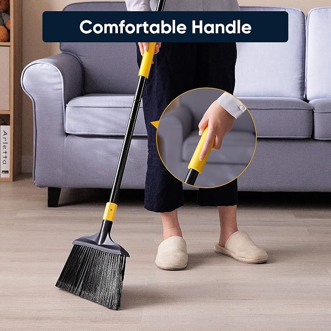 Yocada Commercial Broom Outdoor Indoor Commercial 3 PCS 54Inch (Pack of 3)