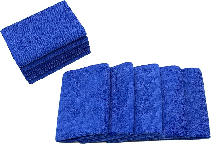 Microfiber Cleaning Cloth, Washcloths,12x12 inch,10 Pack, | Fast Drying Dish Cloths for Washing Dishes, Ultra Absorbent Dish Rags, Lint Free Cleaning Rags For House&Kitchen
