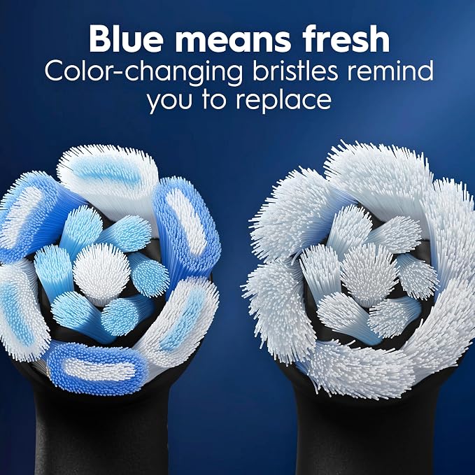 Oral-B iO Ultimate Clean Replacement Brush Heads, 5 Count, 4 Ultimate Clean + 1 Gum & Sensitive Black