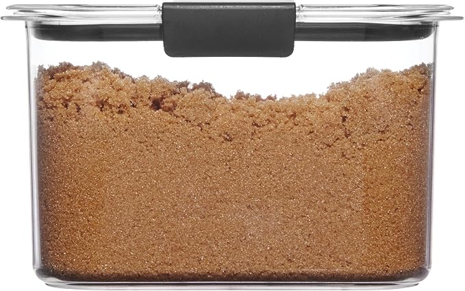 Rubbermaid Brilliance Pantry Storage Containers, 7.8 Cup and 12 Cup