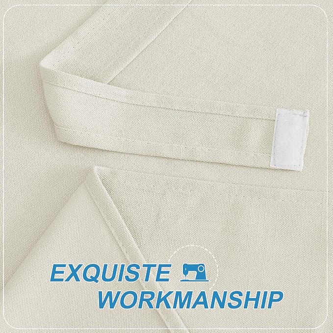 RYB HOME Faux Linen Side Door Curtain - Privacy Window Curtains for Patio French Door Front Door Sidelight Curtain Tie up Shade, 1 Piece, 12W x 69L Inches, Linen