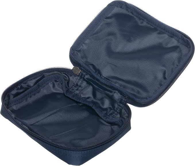 Sagely Navy Weekend Travel Portable Medicine Pouch Pill Bag for 3 Sagely Smart XL Weekly Pill Organizer Pods
