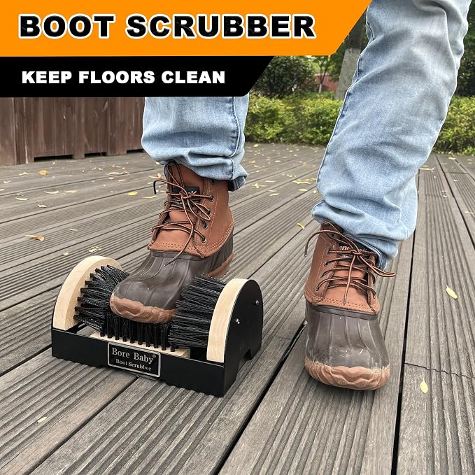 Boot Scrubber Outdoor Heavy Duty | Boot Scraper Brush, Shoe Mud Cleaner