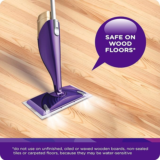 Swiffer WetJet Solution Refill for Floor Mopping and Cleaning, All Purpose Multi Surface Floor Cleaning Solution, Fresh Citrus Scent, 1.25 Liters (2 Pack) | Floor Mopping and Cleaning, Fresh Citrus Scent, 2 Pack